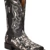 Corral Men's Exotic Python Skin Inlay Western Boots - Square Toe