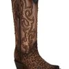 Corral Women's Leopard Print Studded Western Boots - Snip Toe -Best Cowboy Boot Store 2000351157 902 P1