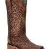 Corral Women's Leopard Print Western Boots - Square Toe -Best Cowboy Boot Store 2000351161 902 P1