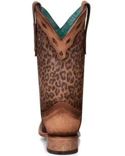Corral Women's Leopard Print Western Boots - Square Toe 9 Corral Women's Leopard Print Western Boots - Square Toe -Best Cowboy Boot Store 2000351161 902 P4
