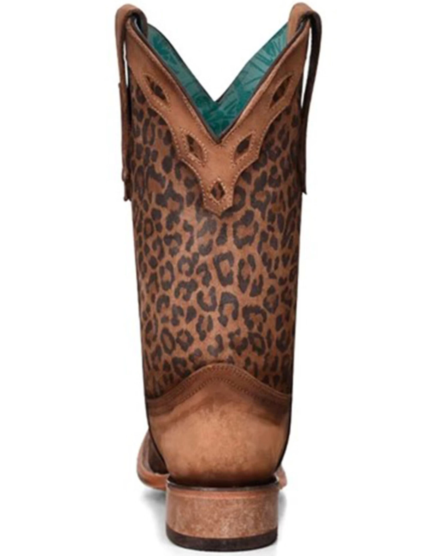 Corral Women's Leopard Print Western Boots - Square Toe 6 Corral Women's Leopard Print Western Boots - Square Toe - Image 4