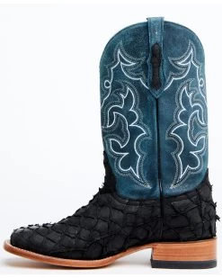 Cody James Men's Pirarucu Soul Western Exotic Boot - Broad Square Toe  -Best Cowboy Boot Store 2000351581 400 P3