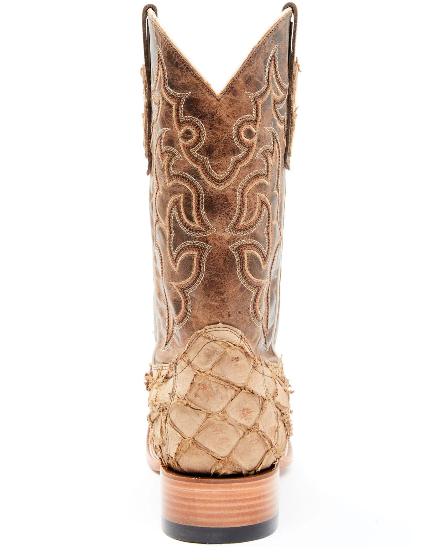 Cody James Men's Exotic Pirarucu Western Boots - Broad Square Toe 7 Cody James Men's Exotic Pirarucu Western Boots - Broad Square Toe - Image 5