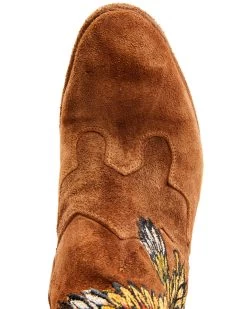 Marco Delli Women's Embroidered Eagle Fashion Booties - Round Toe -Best Cowboy Boot Store 2000353925 235 P6
