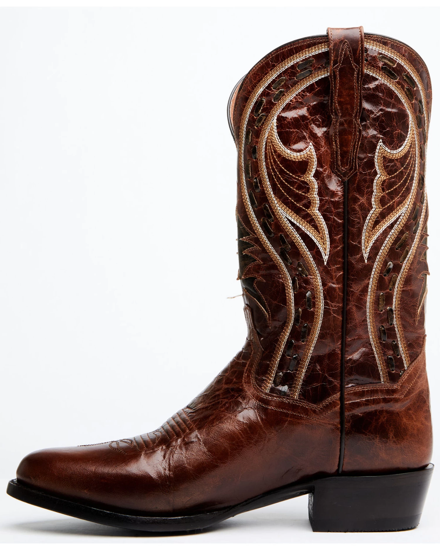 Dan Post Men's Swirled Embroidery Western Boots - Medium Toe 5 Dan Post Men's Swirled Embroidery Western Boots - Medium Toe - Image 3