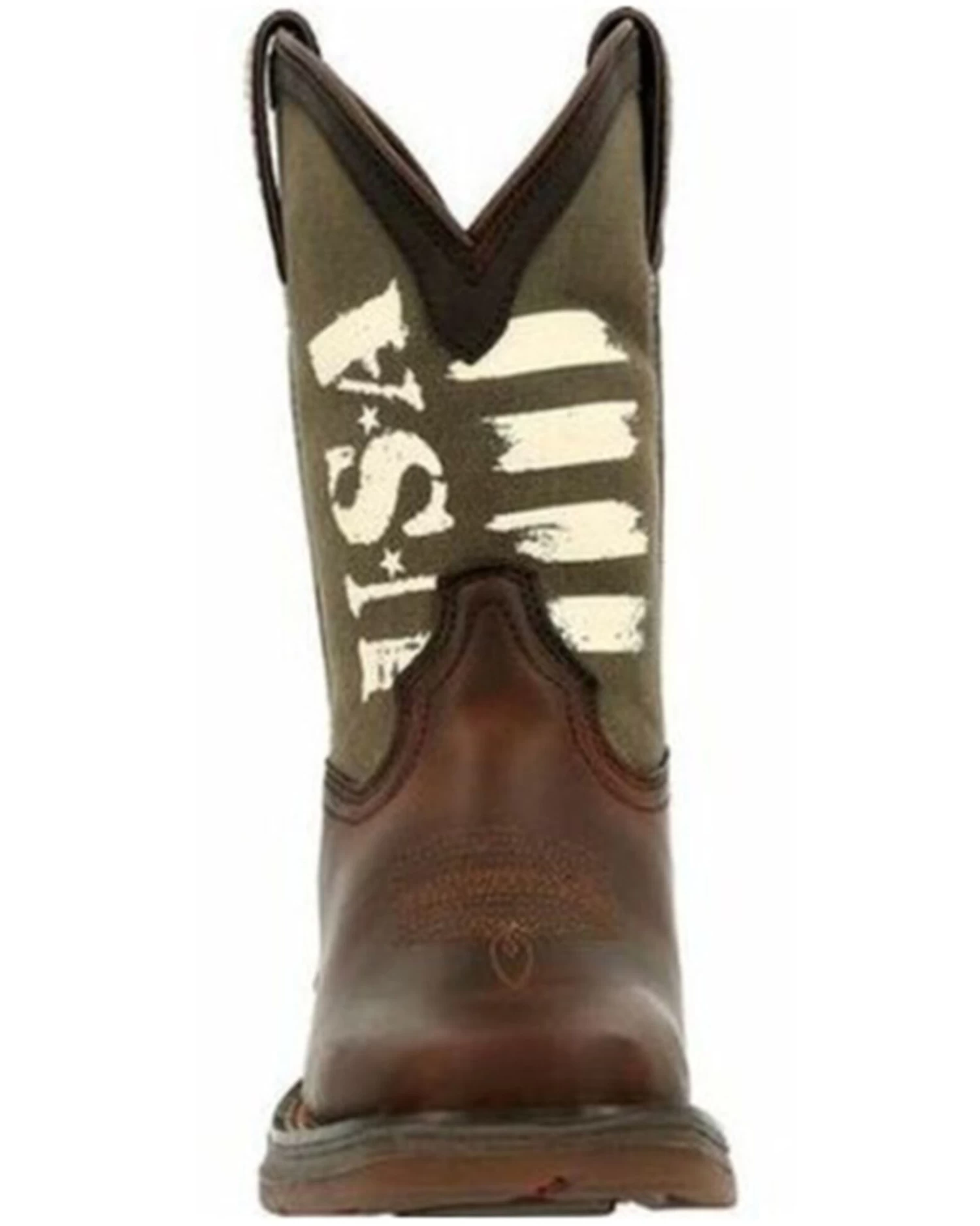 Durango Boys' Lil' Rebel USA Flag Western Boots - Broad Square Toe 6 Durango Boys' Lil' Rebel USA Flag Western Boots - Broad Square Toe - Image 4