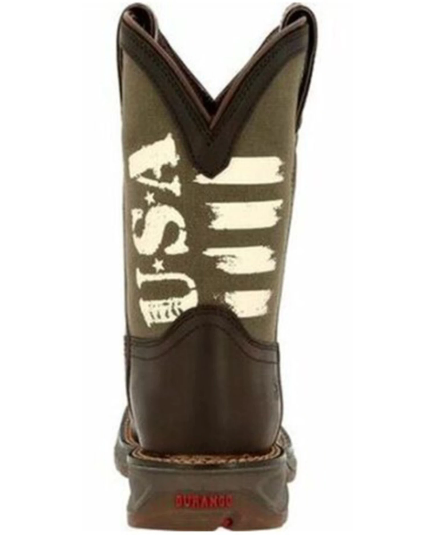 Durango Boys' Lil' Rebel USA Flag Western Boots - Broad Square Toe 7 Durango Boys' Lil' Rebel USA Flag Western Boots - Broad Square Toe - Image 5