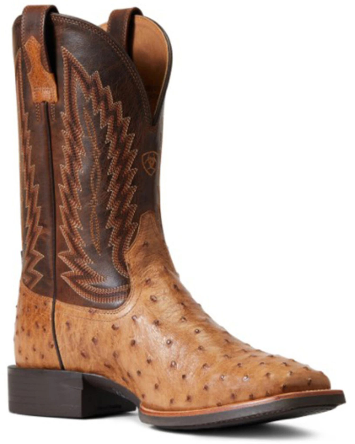 Ariat Men's Ostrich Quill Quantum Primo Exotic Western Boot - Broad Square Toe 3 Ariat Men's Ostrich Quill Quantum Primo Exotic Western Boot - Broad Square Toe
