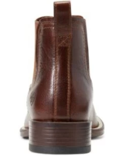 Ariat Men's Booker Bantamweight Royal Brown Ultra Full-Grain Leather Ankle Boot - Broad Square Toe  -Best Cowboy Boot Store 2000356429 200 P3