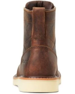 Ariat Men's Recon Lace Barn Brown Full-Grain Casual Wedge Boot - Round Toe  -Best Cowboy Boot Store 2000356430 200 P3