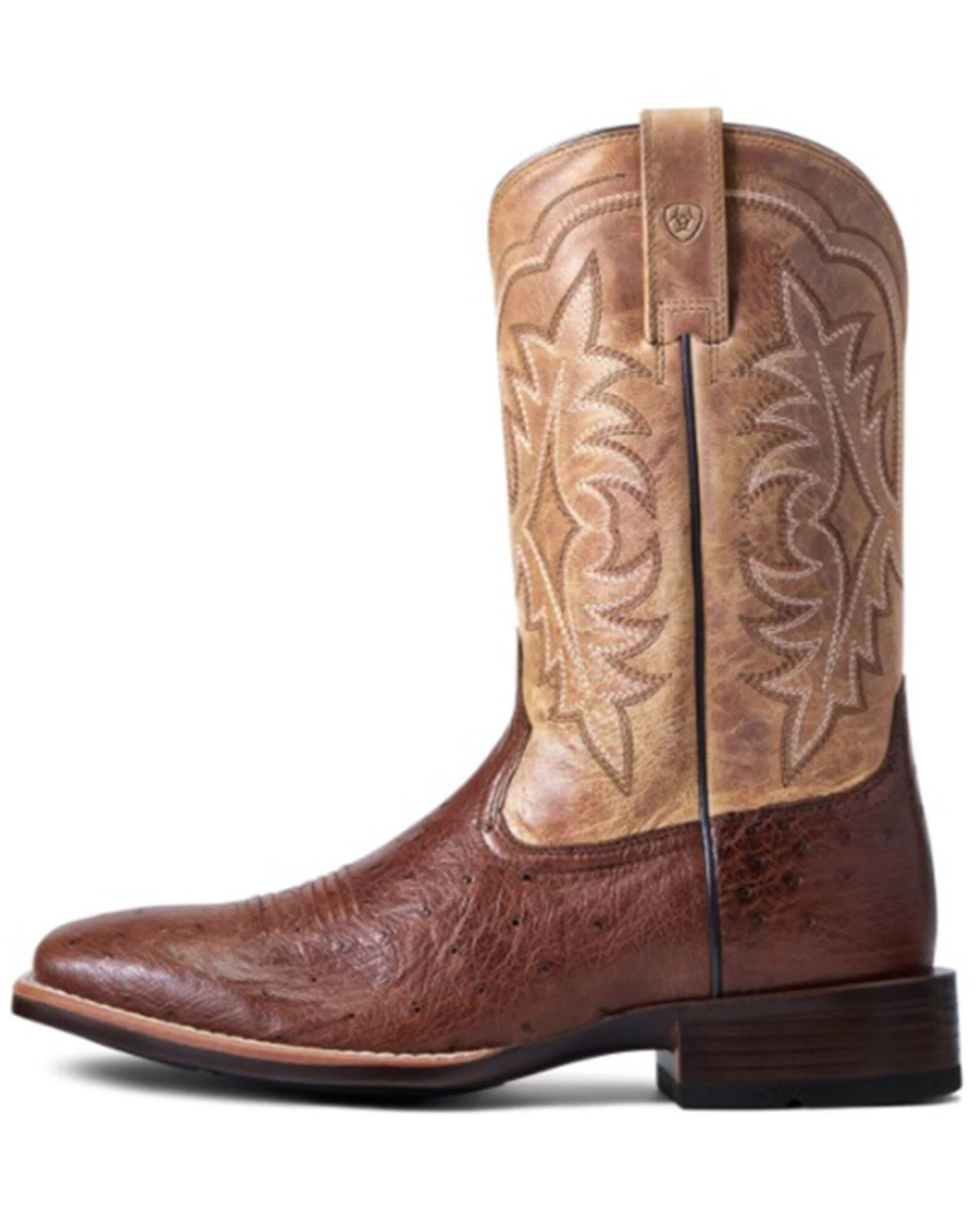Ariat Men's Smooth Quill Ostrich Night Life Ultra Exotic Western Boot - Broad Square Toe 4 Ariat Men's Smooth Quill Ostrich Night Life Ultra Exotic Western Boot - Broad Square Toe - Image 2