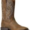 Ariat Men's Brander Leather Performance Western Boot - Broad Square Toe 