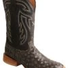Twisted X Twistex X Men's Ruff Stock Fill-Quill Ostrich Vamp Exotic Western Boot - Broad Square Toe 