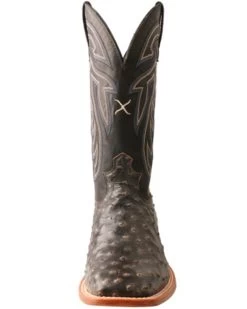 Twisted X Twistex X Men's Ruff Stock Fill-Quill Ostrich Vamp Exotic Western Boot - Broad Square Toe 11 Twisted X Twistex X Men's Ruff Stock Fill-Quill Ostrich Vamp Exotic Western Boot - Broad Square Toe -Best Cowboy Boot Store 2000356675 001 P4