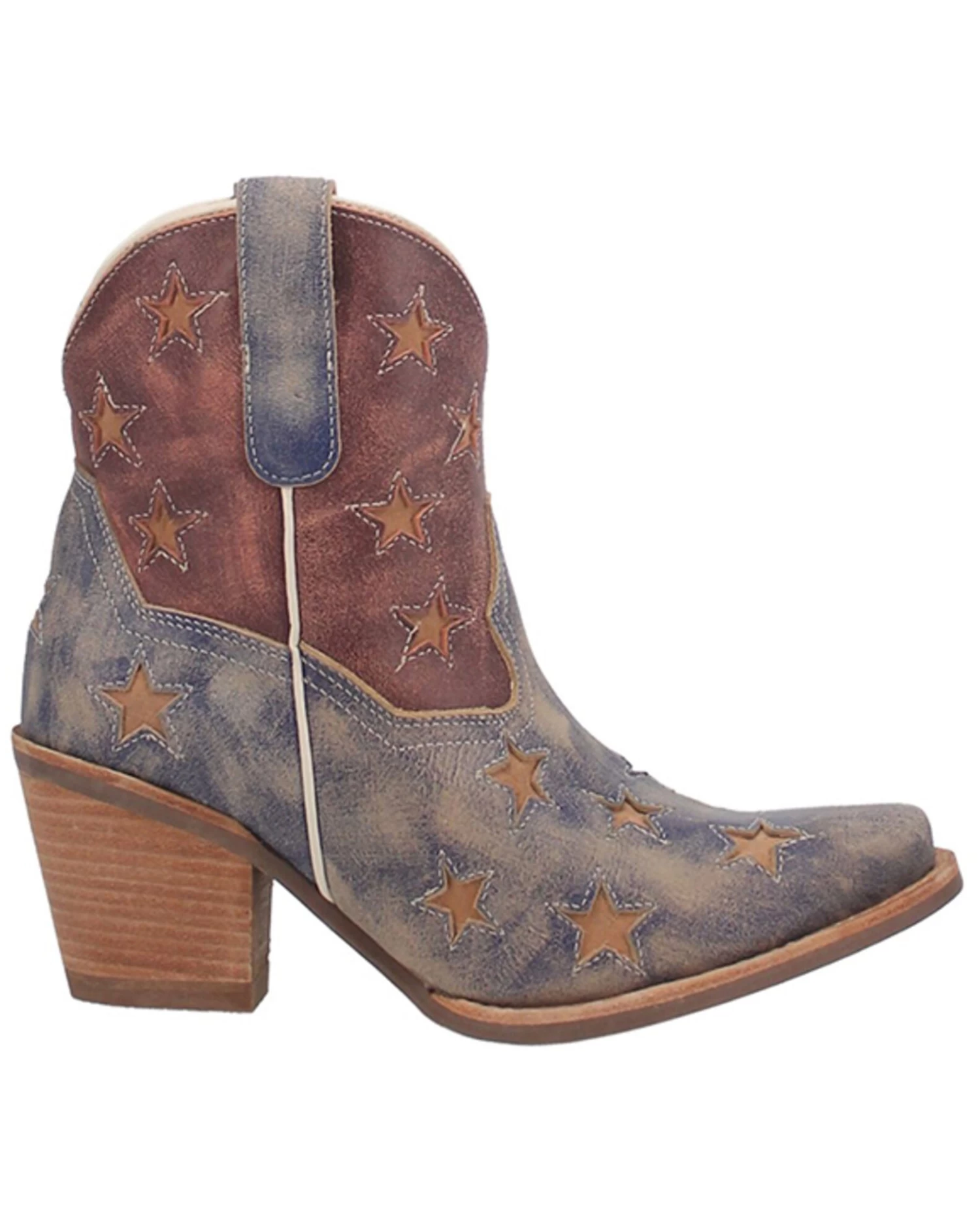 Dingo Women's Liberty Western Booties - Snip Toe 4 Dingo Women's Liberty Western Booties - Snip Toe - Image 2