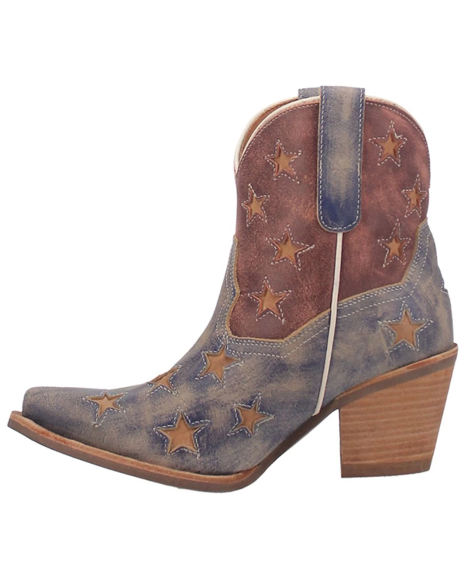 Dingo Women's Liberty Western Booties - Snip Toe 5 Dingo Women's Liberty Western Booties - Snip Toe - Image 3