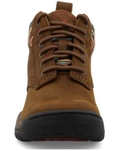 Twisted X Women's 4" All Around Lace-Up Hiking Multi Brown Work Boot - Round Toe  -Best Cowboy Boot Store 2000356831 200 P4