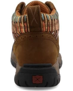 Twisted X Women's 4" All Around Lace-Up Hiking Multi Brown Work Boot - Round Toe  -Best Cowboy Boot Store 2000356831 200 P5