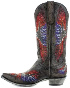 Old Gringo Women's Eagle Crystals Western Boots - Snip Toe -Best Cowboy Boot Store 2000356902 942 P3
