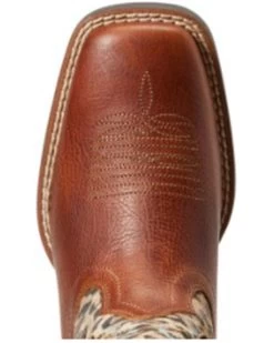 Ariat Girls' Koel VentTEK Leopard Print Western Boots - Broad Square Toe  -Best Cowboy Boot Store 2000356945 200 P4