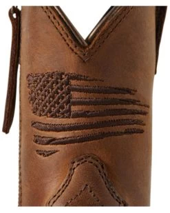 Ariat Boys' Anthem Patriot Easy Fit Distressed Brown Full-Grain Western Boot - Square Toe 13 Ariat Boys' Anthem Patriot Easy Fit Distressed Brown Full-Grain Western Boot - Square Toe -Best Cowboy Boot Store 2000357345 200 P6