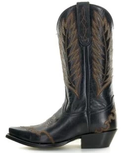 Caborca Silver By Liberty Black Women's Dory Stitch Western Boots - Snip Toe -Best Cowboy Boot Store 2000357744 001 P3