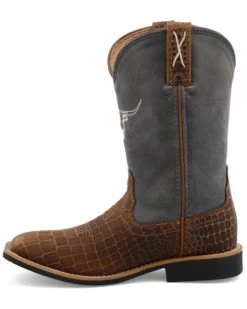 Twisted X Boys' Top Hand Western Boots - Broad Square Toe  -Best Cowboy Boot Store 2000358026 907 P3