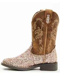 Shyanne Girls' Sparkle Plenty Boots - Broad Square Toe 11 Shyanne Girls' Sparkle Plenty Boots - Broad Square Toe -Best Cowboy Boot Store 2000358753 650 P3
