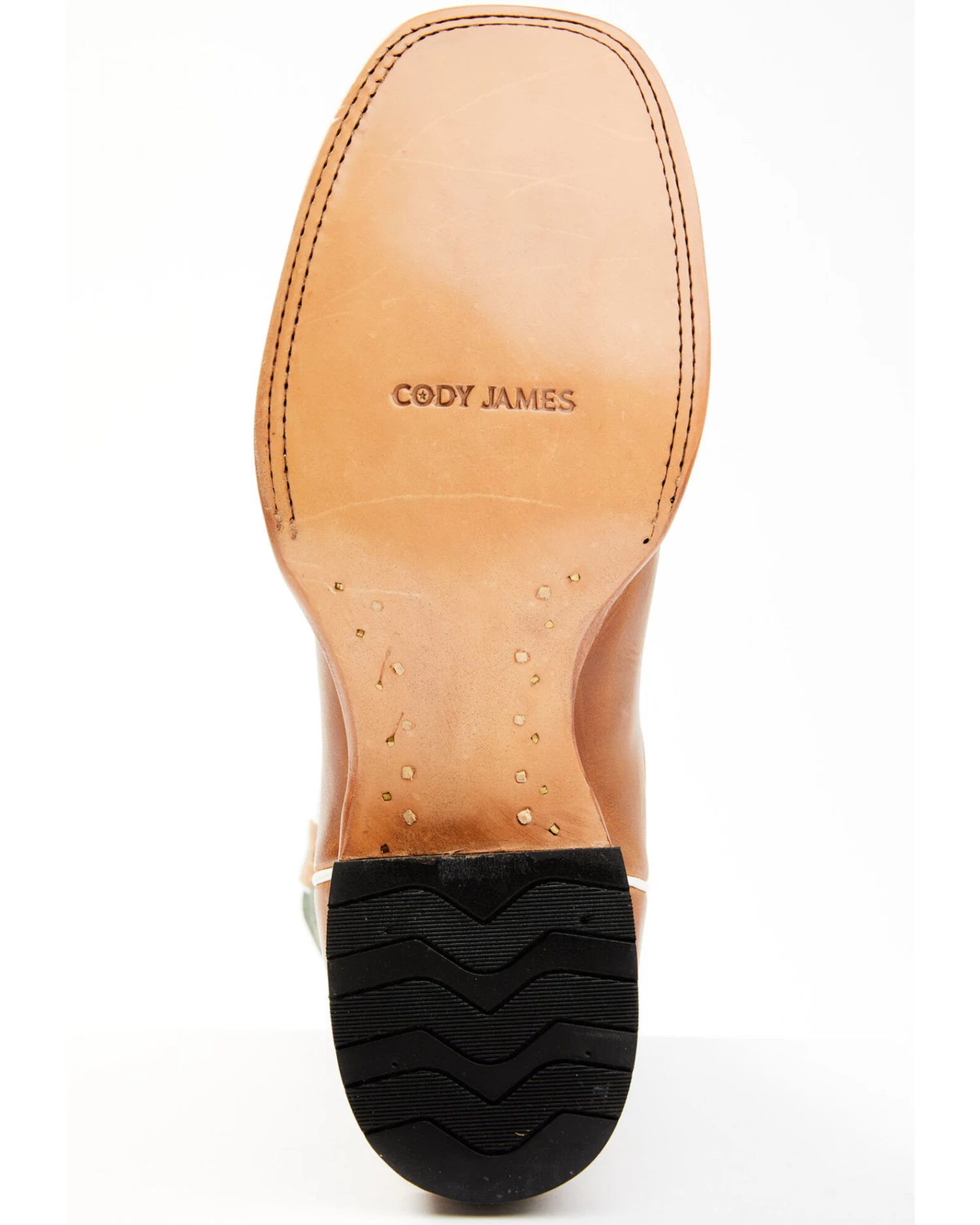 Cody James Men's Peridot Green Leather Western Boots - Broad Square Toe 9 Cody James Men's Peridot Green Leather Western Boots - Broad Square Toe - Image 7