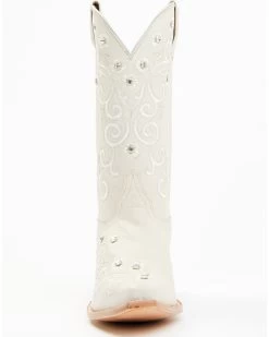 Shyanne Women's Victoria Hueso Studded Stitched Western Boots - Snip Toe  -Best Cowboy Boot Store 2000359368 100 P4