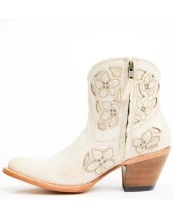 Shyanne Women's Lily Floral Embroidered Western Fashion Booties - Round Toe  -Best Cowboy Boot Store 2000359654 105 P3