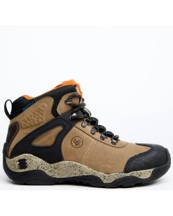 Hawx Men's Talon 2 Deep Taupe Waterproof Lace-Up Hiking Work Boots - Broad Square Toe  -Best Cowboy Boot Store 2000359697 251 P2