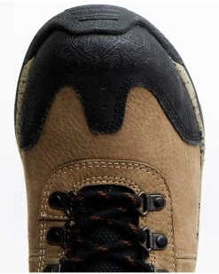 Hawx Men's Talon 2 Deep Taupe Waterproof Lace-Up Hiking Work Boots - Broad Square Toe  -Best Cowboy Boot Store 2000359697 251 P6