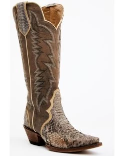 Idyllwind Women's Triad Exotic Python Western Boot - Snip Toe