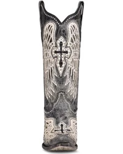 Corral Women's Cross & Wings Overlay Western Boots - Snip Toe 8 Corral Women's Cross & Wings Overlay Western Boots - Snip Toe -Best Cowboy Boot Store 2000360097 001 P3