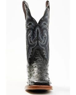 Dan Post Women's Embroidered Ostrich Western Boots - Broad Square Toe -Best Cowboy Boot Store 2000361557 001 P4