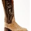 Dan Post Women's Exotic Full Quill Ostrich Western Boots - Broad Square Toe
