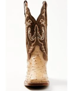 Dan Post Women's Exotic Full Quill Ostrich Western Boots - Broad Square Toe -Best Cowboy Boot Store 2000361559 295 P4