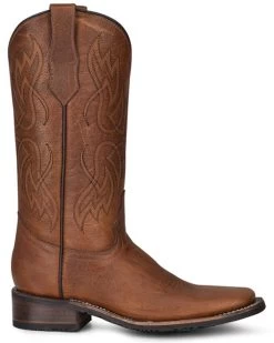 Circle G Women's Embroidered Leather Western Boots - Broad Square Toe  -Best Cowboy Boot Store 2000363300 280 P2