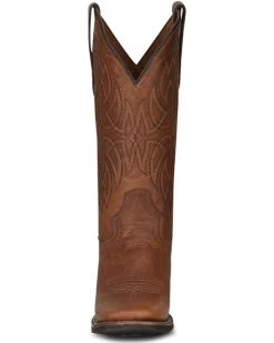 Circle G Women's Embroidered Leather Western Boots - Broad Square Toe  -Best Cowboy Boot Store 2000363300 280 P3