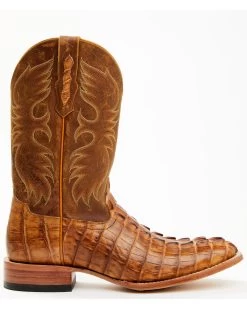 Cody James Men's Caiman Cognac 12" Exotic Western Boots - Broad Square Toe 10 Cody James Men's Caiman Cognac 12" Exotic Western Boots - Broad Square Toe -Best Cowboy Boot Store 2000366182 280 P2