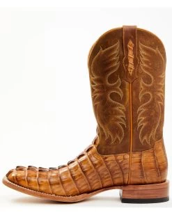 Cody James Men's Caiman Cognac 12" Exotic Western Boots - Broad Square Toe 11 Cody James Men's Caiman Cognac 12" Exotic Western Boots - Broad Square Toe -Best Cowboy Boot Store 2000366182 280 P3