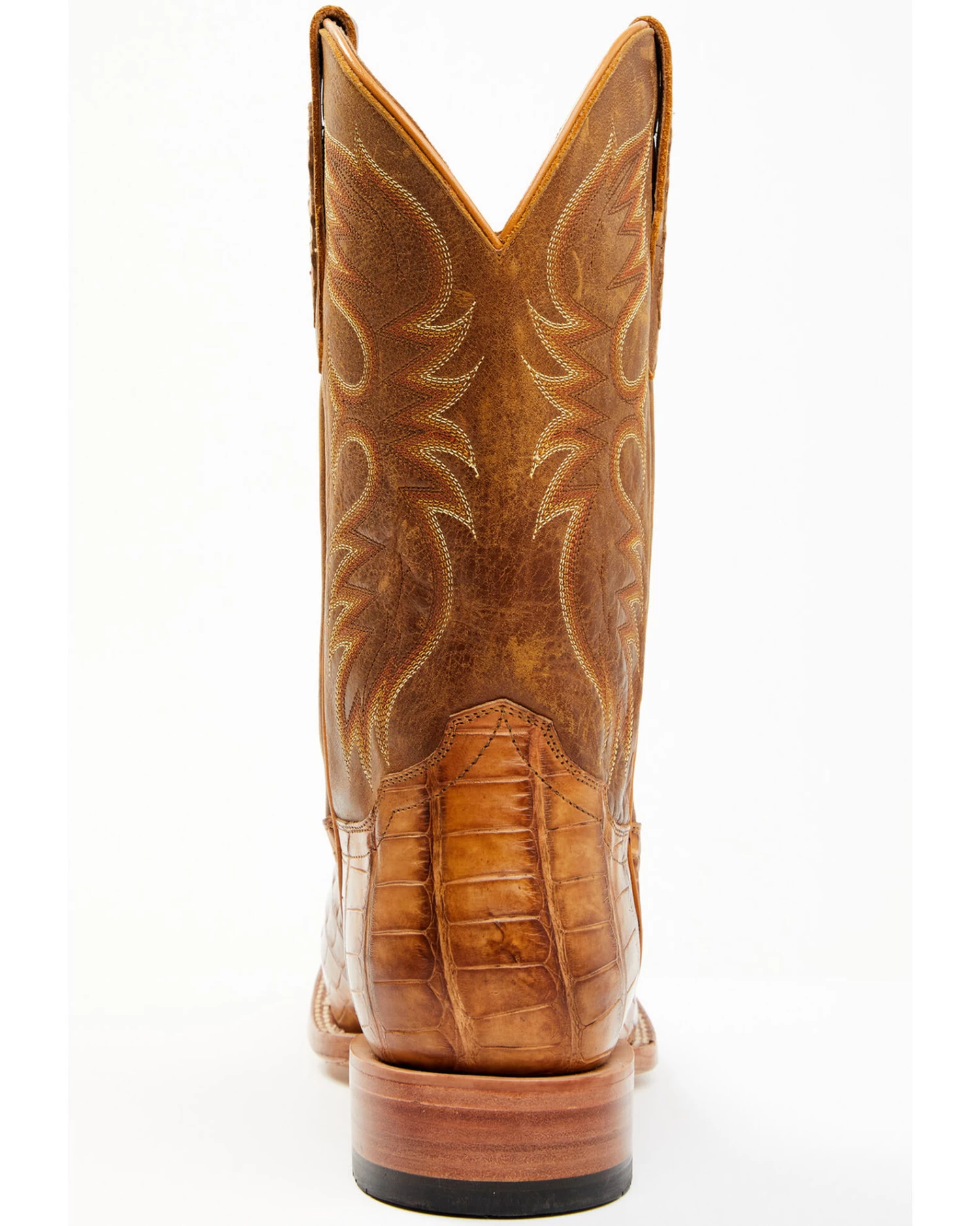 Cody James Men's Caiman Cognac 12" Exotic Western Boots - Broad Square Toe 7 Cody James Men's Caiman Cognac 12" Exotic Western Boots - Broad Square Toe - Image 5