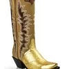 Dan Post Women's Eel Exotic Western Boot - Snip Toe 