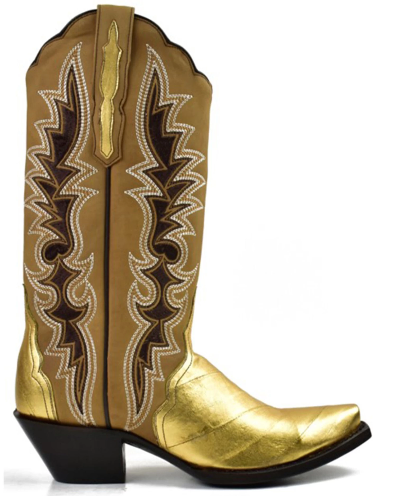 Dan Post Women's Eel Exotic Western Boot - Snip Toe 4 Dan Post Women's Eel Exotic Western Boot - Snip Toe - Image 2