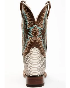 Dan Post Women's Back Cut Natural Python Exotic Western Boot - Broad Square Toe 13 Dan Post Women's Back Cut Natural Python Exotic Western Boot - Broad Square Toe -Best Cowboy Boot Store 2000367486 101 P5