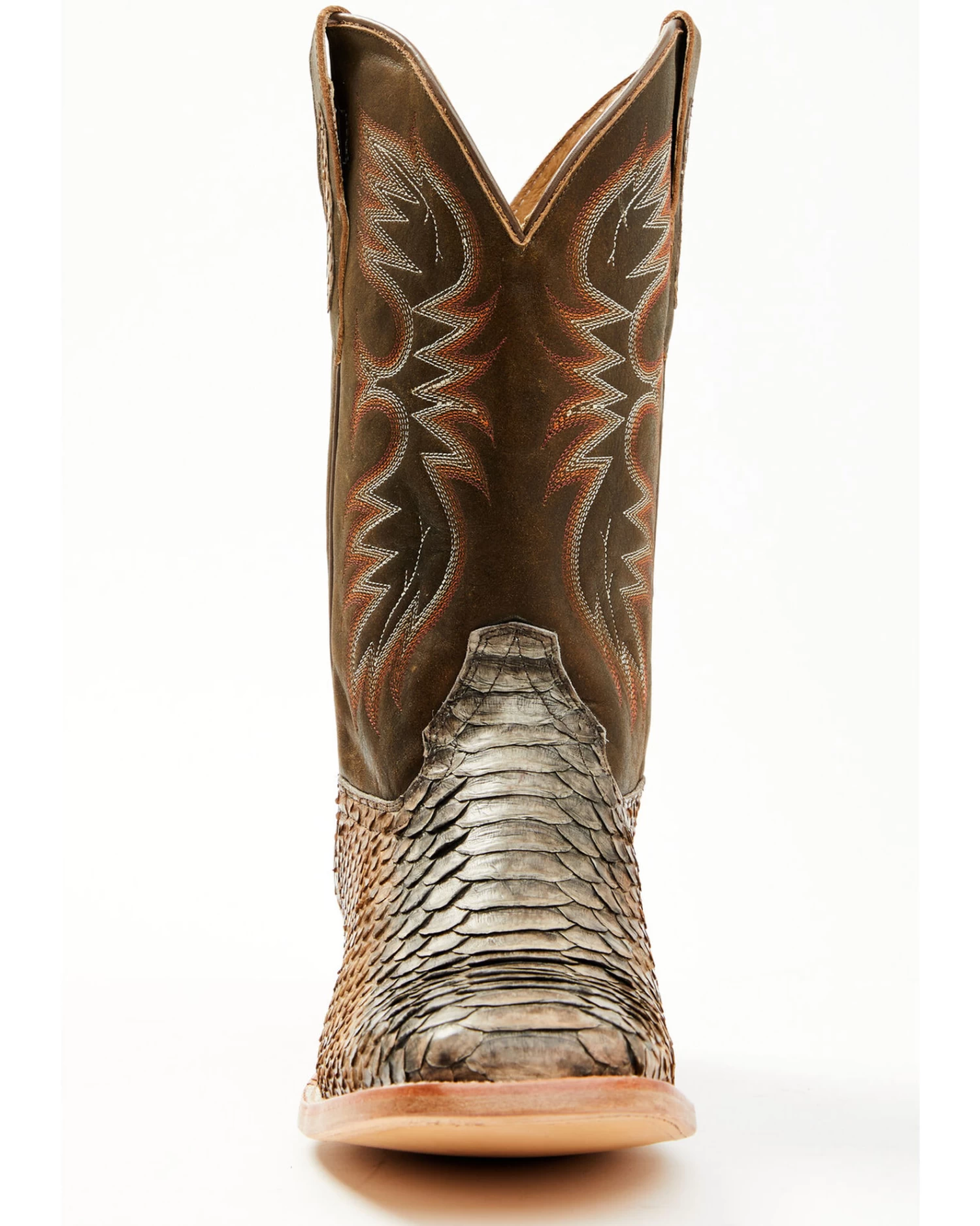 Cody James Men's Python Exotic Western Boots - Broad Square Toe 6 Cody James Men's Python Exotic Western Boots - Broad Square Toe - Image 4