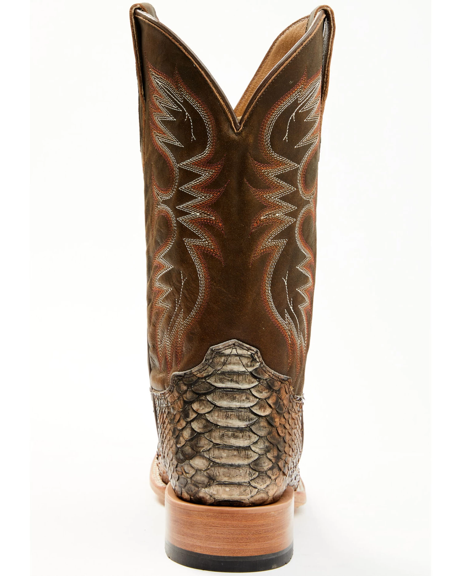Cody James Men's Python Exotic Western Boots - Broad Square Toe 7 Cody James Men's Python Exotic Western Boots - Broad Square Toe - Image 5