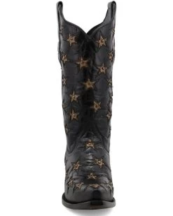 Black Star Women's Marfa Star Inlay Studded Leather Western Boot - Snip Toe 12 Black Star Women's Marfa Star Inlay Studded Leather Western Boot - Snip Toe -Best Cowboy Boot Store 2000367956 001 P4