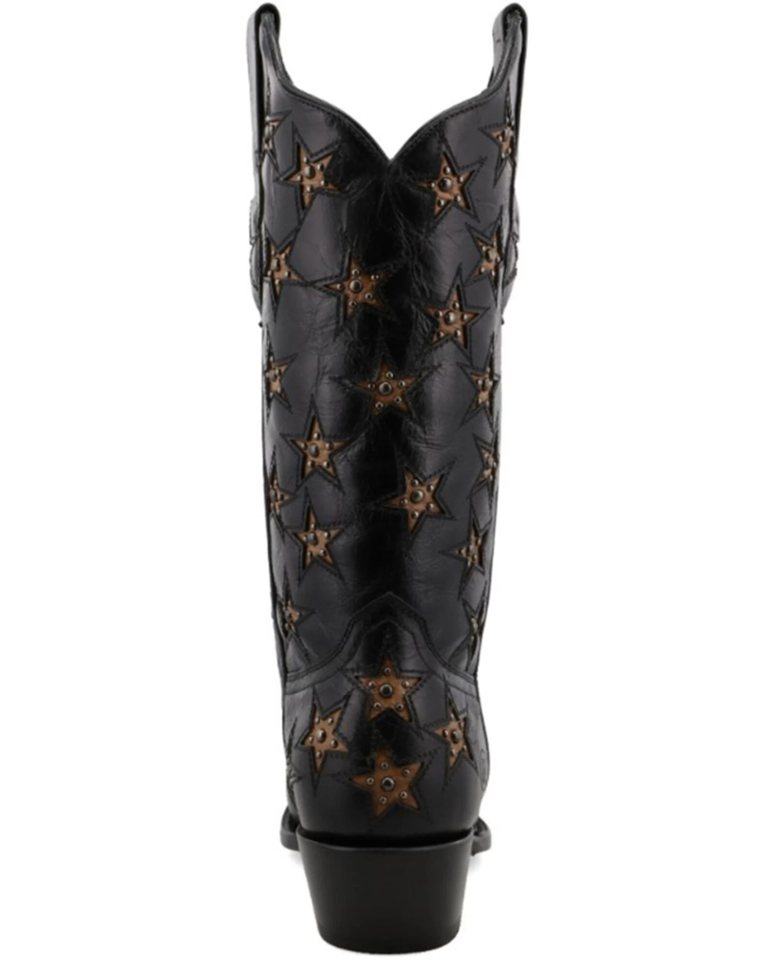 Black Star Women's Marfa Star Inlay Studded Leather Western Boot - Snip Toe 7 Black Star Women's Marfa Star Inlay Studded Leather Western Boot - Snip Toe - Image 5